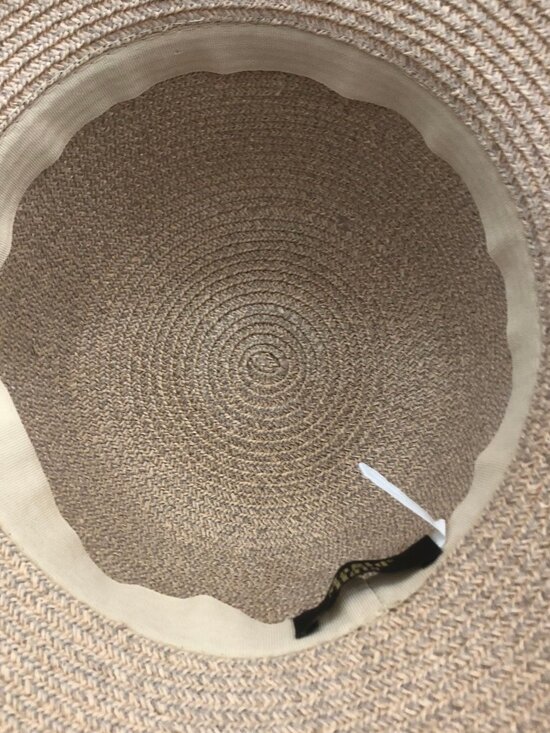 Vintage Magid Straw Cloche Hat – Paper Straw Sun Hat Neutral Beige | Classic main image 4